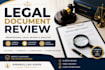 write professional legal documents, notices and applications