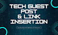 publish a technology guest post with tech backlinks