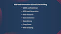 b2b lead generation, web reseach, email list building