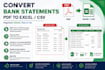 convert a bank statement PDF into an editable file