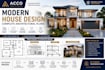 design a modern house with complete architectural drawings