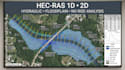 do hec ras 1d 2d hydraulic modeling, floodplain and no rise analysis