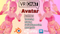 create a custom vrchat avatar 3d furry avatar anime avatar vrc character