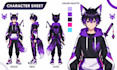 create a custom furry reference sheet, character sheet, fursona and oc design