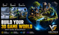 develop a 3d unity game environment and level