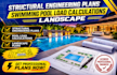 provide structural engineering plans swimming pool load calculations landscape