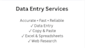 do accurate data entry and copy paste tasks