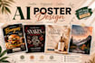 design eye catching ai posters for your business