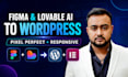 convert figma or lovable ai to wordpress elementor website