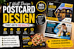 design postcard, direct mail, eddm and real estate postcard