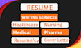 create a professional ats optimized CV and resume