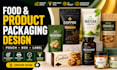 design food packaging, pouch and product packaging