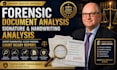 do forensic document analysis, forged signature and handwriting analysis, report