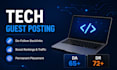 provide high quality tech niche backlinks
