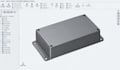 design snap fit plastic enclosure, 3d cad model, injection molding and dfm
