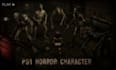 create creepy ps1 ps2 psx 3d horror characters low poly 3d models rig animation