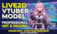 design and rig live2d vtuber model