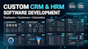 develop custom CRM hrm software for employee and customer management