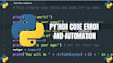 fix python code, python script, fastapi, api, debugging, code optimization