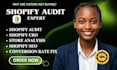 do a shopify cro audit and shopify store review to increase conversion rate