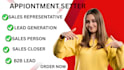 be appointment setter sales person lead generation sales representative b2b
