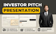 design investor pitch deck presentations with full branding concept