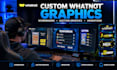 design custom whatnot scoreboard, auction graphics and animations