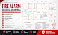 design fire alarm layout, shop drawing and riser diagram