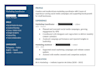 write or improve your professional resume and CV