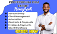 setup honeybook CRM, automations, contracts, invoices and client workflows