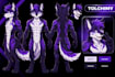 create furry reference sheet, fursona, furry oc and character design ref sheet