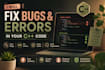 fix bugs and errors in your c plus plus code
