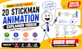 create engaging 2d stickman animation and explainer videos