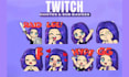do custom twitch emotes discord kick emotes sub badges chibi emotes for streamer