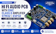 do hi fi audio pcb with dac class d amplifier esp32stm32 low noise pcb layout