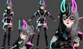 create 3d vtuber model 3d vtuber rig vroid avatar vtube vseeface animaze blender