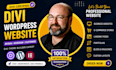 build divi wordpress website, divi website design or redesign divi theme builder