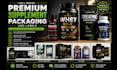 design premium supplement packaging and labels