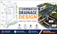 design stormwater drainage plans and hydrology calculations