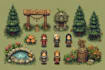 gb styled characters icons, overworld sprites or scenes