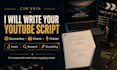 research and write engaging documentary youtube scripts