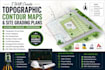 create topographic contour maps and site grading plans