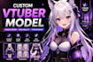 design, rig and animate your live2d vtuber model