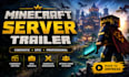 create cinematic minecraft server trailer and promo video