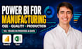 build a power bi dashboard for manufacturing
