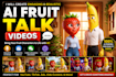 create viral ai talking object and fruit animation tiktok