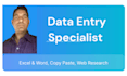 do professional data entry and excel web research