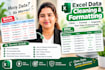 do excel data cleaning, formatting and deduplication