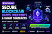 develop secure blockchain dapps web3 bots and smart contracts