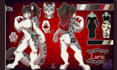 draw furry reference sheet furry ref sheet fursona ref sheet anthro ref sheet oc